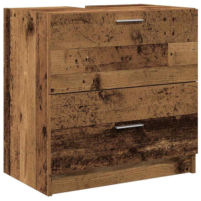 Dulap de Baie cu raft Lemn Vechi 59 x 37 x 59 cm Lemn compozit - WALTI WALTI