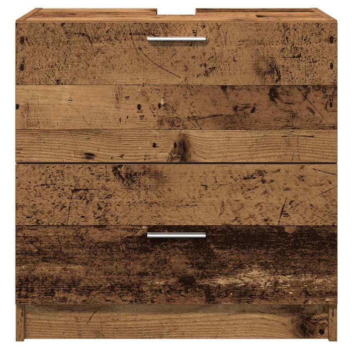 Dulap de Baie cu raft Lemn Vechi 59 x 37 x 59 cm Lemn compozit - WALTI WALTI