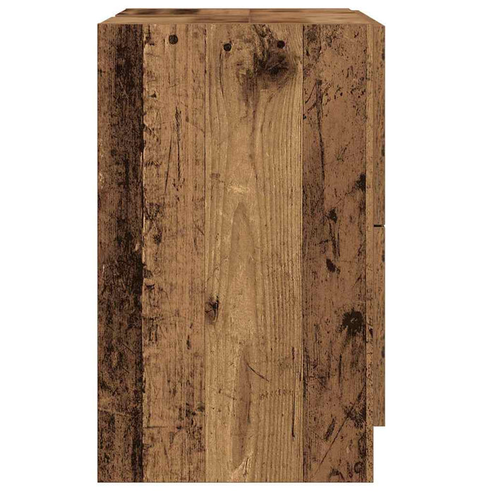 Dulap de Baie cu raft Lemn Vechi 59 x 37 x 59 cm Lemn compozit - WALTI WALTI