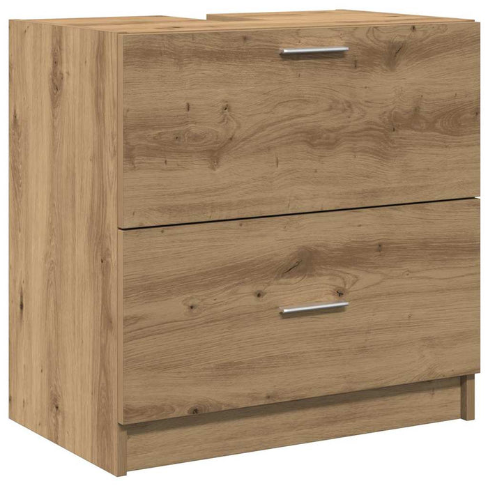 Dulap de Baie Stejar Artizanal 59 x 37 x 59 cm Lemn compozit - WALTI WALTI