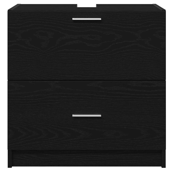 Dulap de Baie cu ușă Stejar Negru 59 x 37 x 59 cm Lemn compozit - WALTI WALTI
