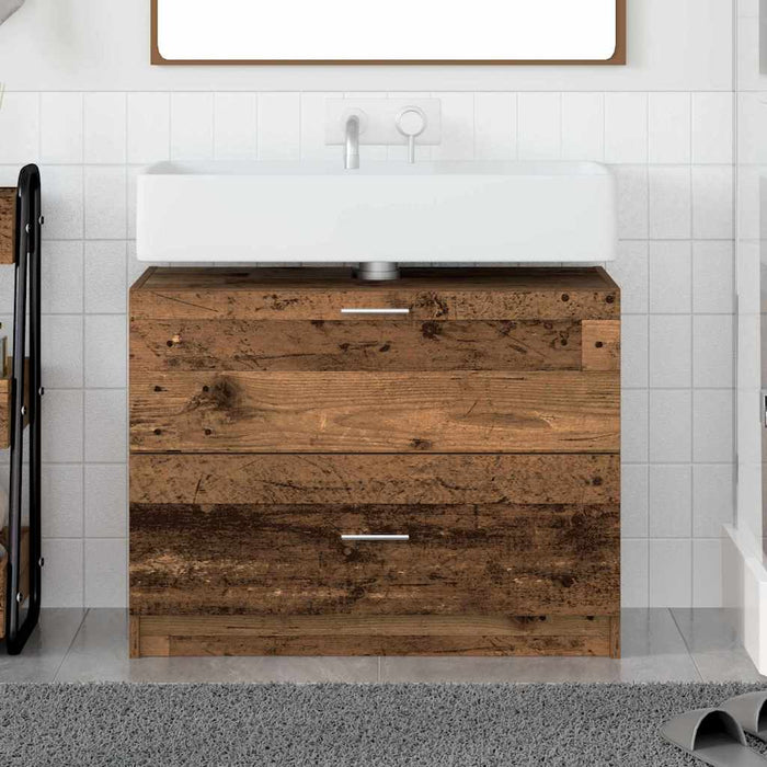 Dulap de Baie cu raft Lemn Vechi 78 x 37 x 59 cm Lemn compozit - WALTI WALTI