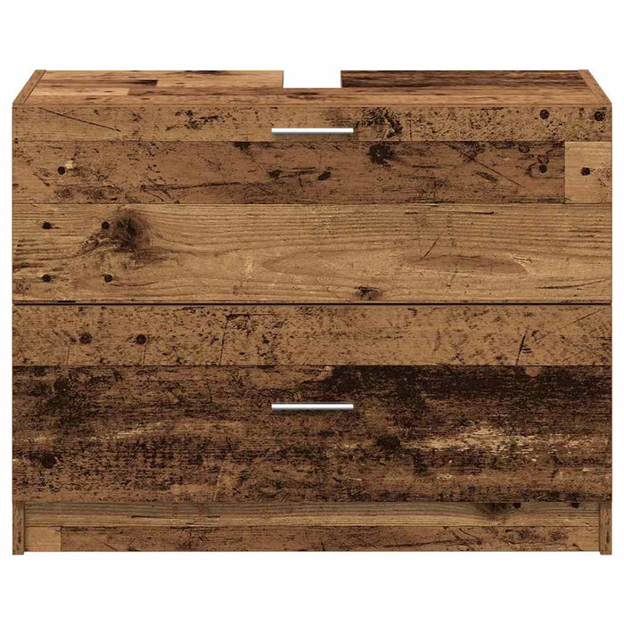 Dulap de Baie cu raft Lemn Vechi 78 x 37 x 59 cm Lemn compozit - WALTI WALTI
