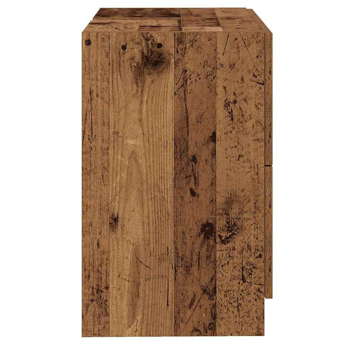 Dulap de Baie cu raft Lemn Vechi 78 x 37 x 59 cm Lemn compozit - WALTI WALTI