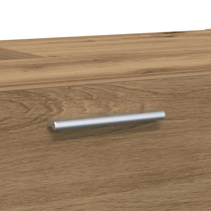Dulap de Baie Stejar Artizanal 78 x 37 x 59 cm Lemn compozit - WALTI WALTI