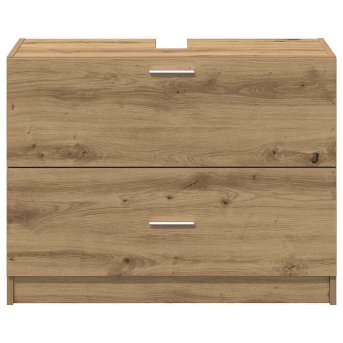 Dulap de Baie Stejar Artizanal 78 x 37 x 59 cm Lemn compozit - WALTI WALTI