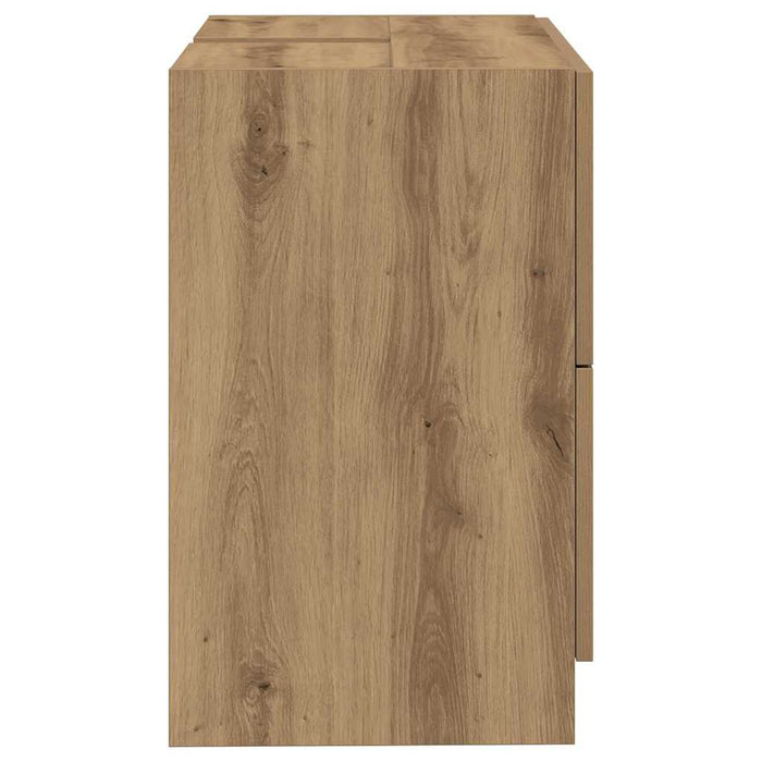 Dulap de Baie Stejar Artizanal 78 x 37 x 59 cm Lemn compozit - WALTI WALTI