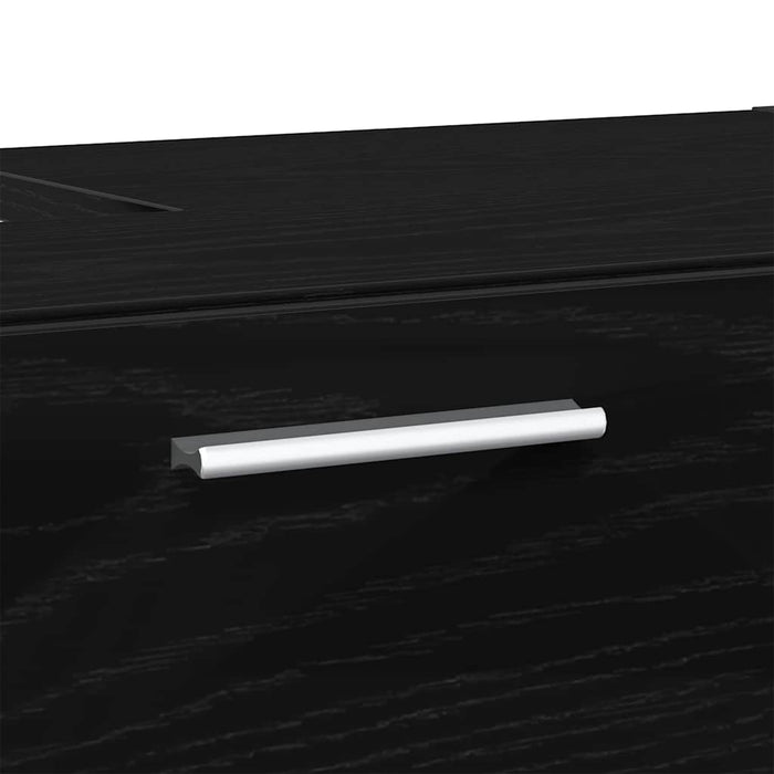 Dulap de Baie cu ușă Stejar Negru 78 x 37 x 59 cm Lemn compozit - WALTI WALTI