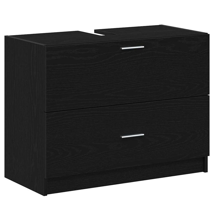 Dulap de Baie cu ușă Stejar Negru 78 x 37 x 59 cm Lemn compozit - WALTI WALTI