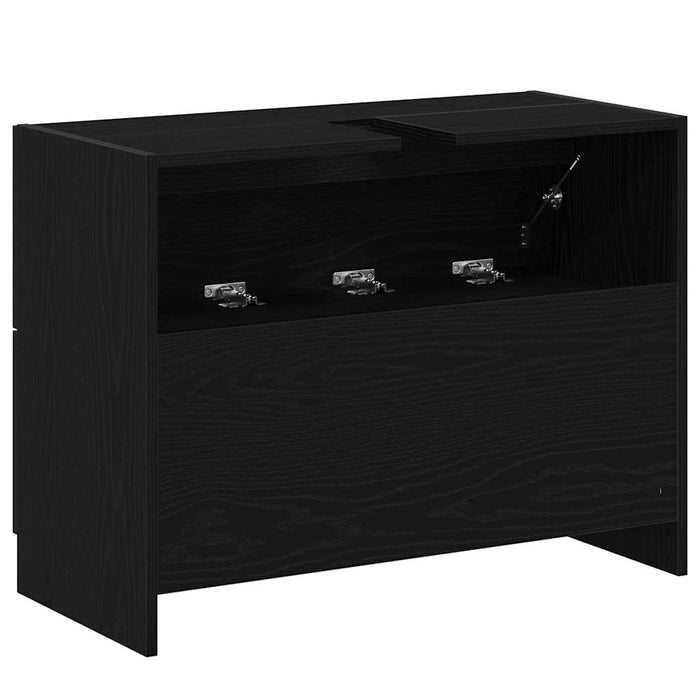 Dulap de Baie cu ușă Stejar Negru 78 x 37 x 59 cm Lemn compozit - WALTI WALTI