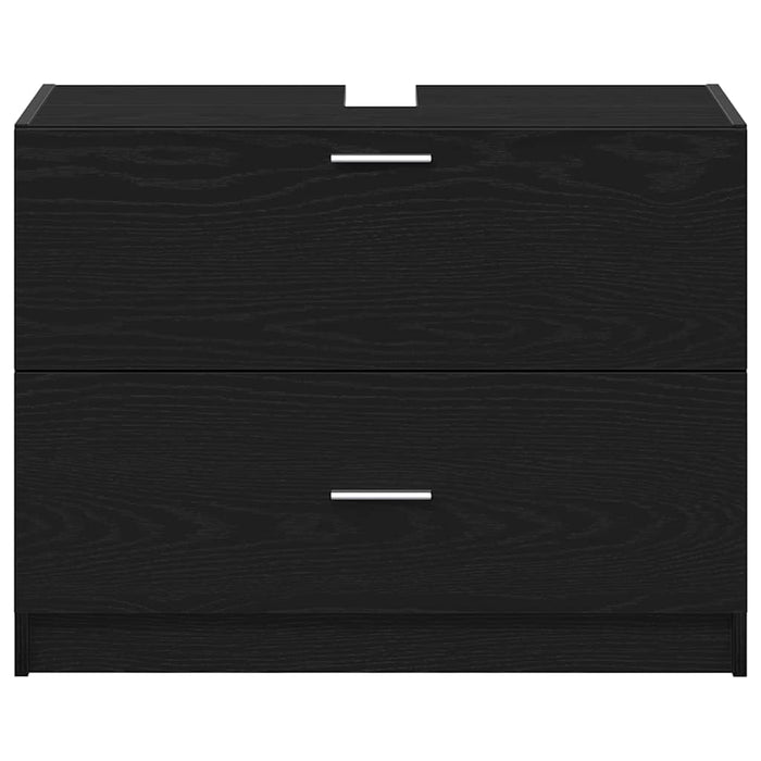 Dulap de Baie cu ușă Stejar Negru 78 x 37 x 59 cm Lemn compozit - WALTI WALTI