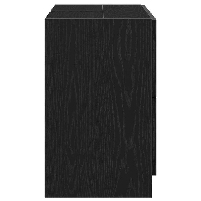 Dulap de Baie cu ușă Stejar Negru 78 x 37 x 59 cm Lemn compozit - WALTI WALTI
