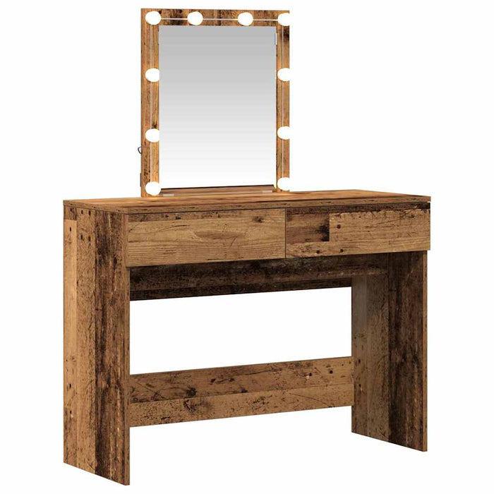 Masă de Toaletă Lemn Vechi 100 x 40 x 130 cm Lemn compozit - WALTI WALTI