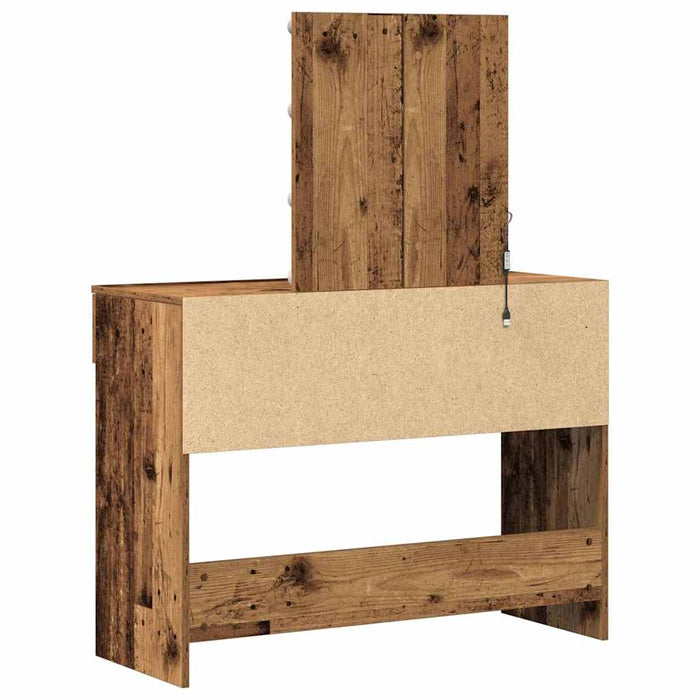 Masă de Toaletă Lemn Vechi 100 x 40 x 130 cm Lemn compozit - WALTI WALTI