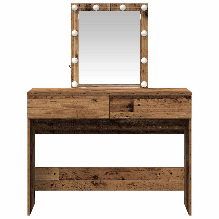 Masă de Toaletă Lemn Vechi 100 x 40 x 130 cm Lemn compozit - WALTI WALTI