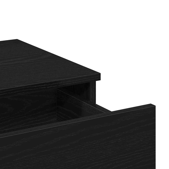 Masă de Toaletă Stejar negru 100 x 40 x 130 cm Lemn compozit - WALTI WALTI