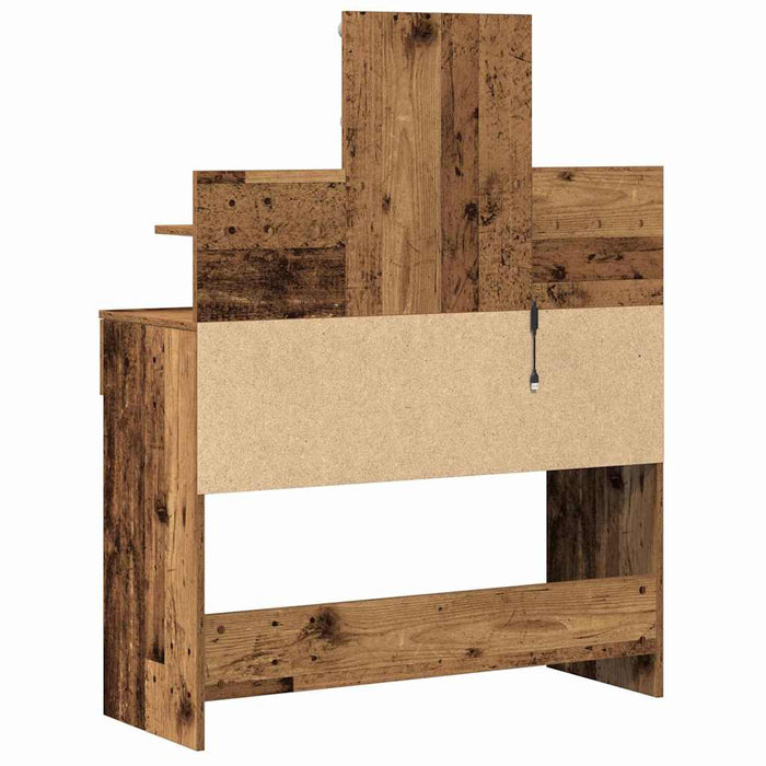 Masă de Machiaj Lemn vechi 100 x 40 x 130 cm Lemn compozit - WALTI WALTI