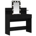 Masă de Machiaj Stejar Negru 100 x 40 x 130 cm Lemn compozit - WALTI WALTI