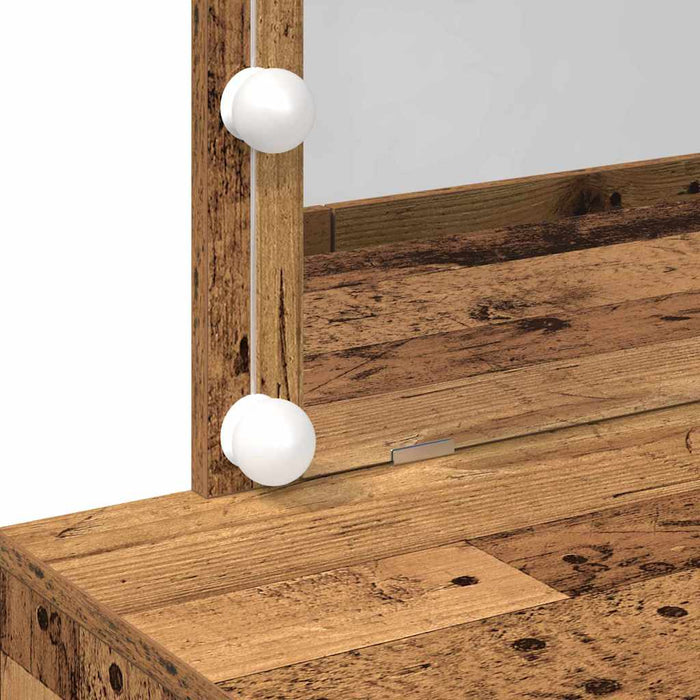 Masă de toaletă Lemn Vechi 100 x 40 x 120 cm Lemn compozit - WALTI WALTI