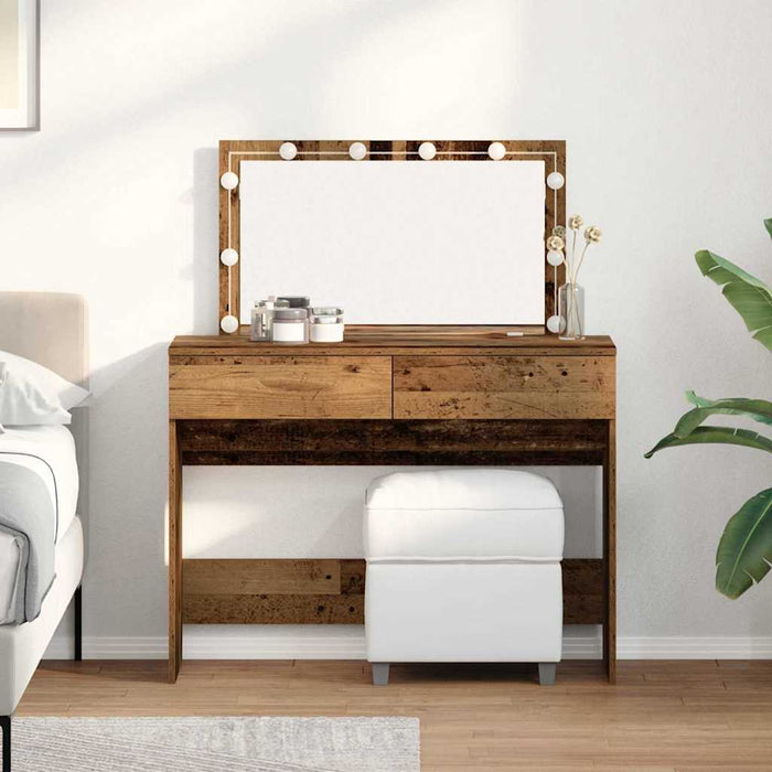 Masă de toaletă Lemn Vechi 100 x 40 x 120 cm Lemn compozit - WALTI WALTI
