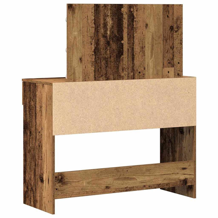 Masă de toaletă Lemn Vechi 100 x 40 x 120 cm Lemn compozit - WALTI WALTI