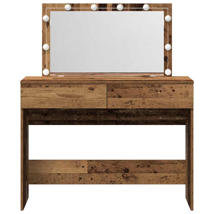 Masă de toaletă Lemn Vechi 100 x 40 x 120 cm Lemn compozit - WALTI WALTI