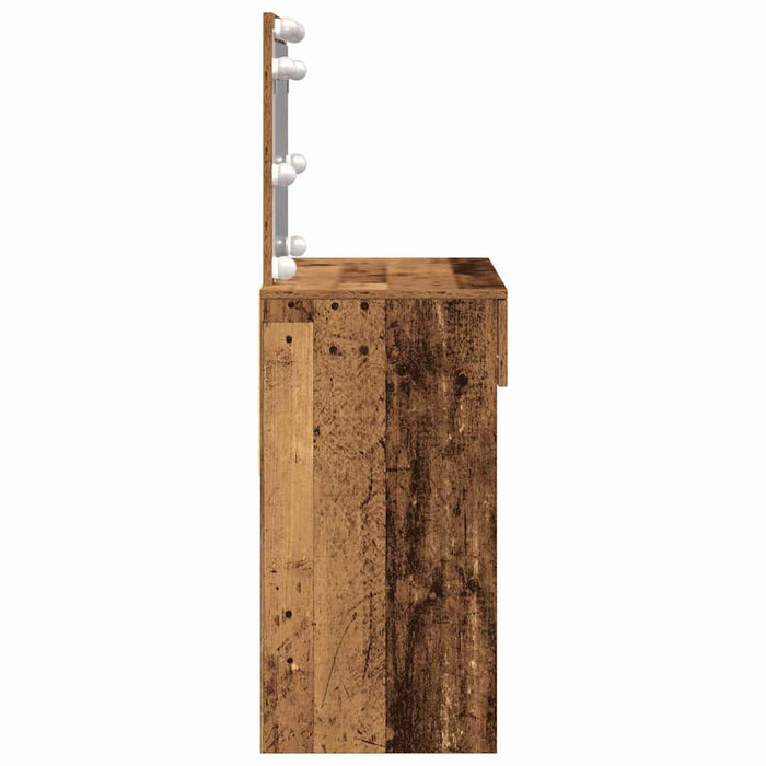 Masă de toaletă Lemn Vechi 100 x 40 x 120 cm Lemn compozit - WALTI WALTI