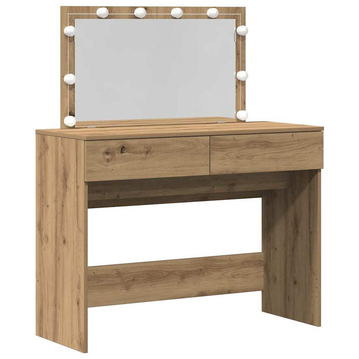 Masă de Machiaj cu sertar Stejar Artizanal 100 x 40 x 120 cm - WALTI WALTI