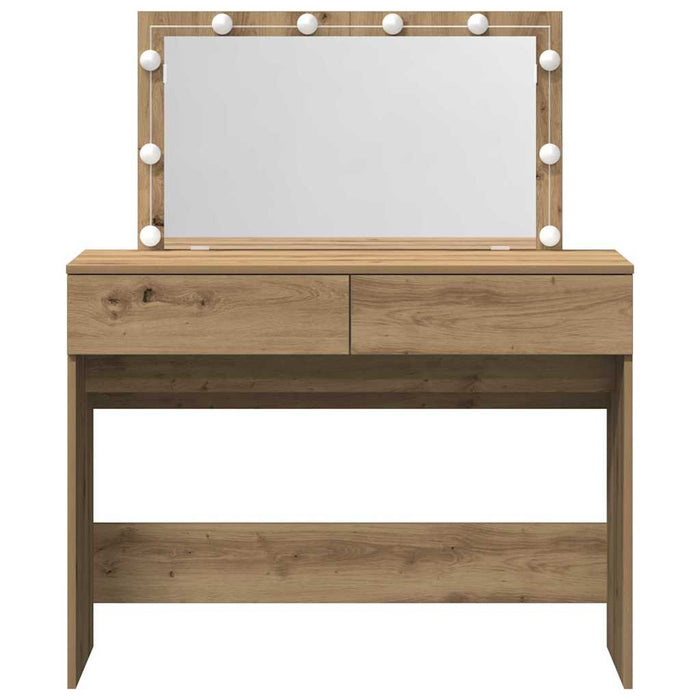 Masă de Machiaj cu sertar Stejar Artizanal 100 x 40 x 120 cm - WALTI WALTI