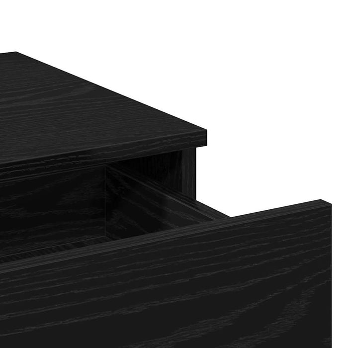 Masă de toaletă Stejar negru 100 x 40 x 120 cm Lemn compozit - WALTI WALTI