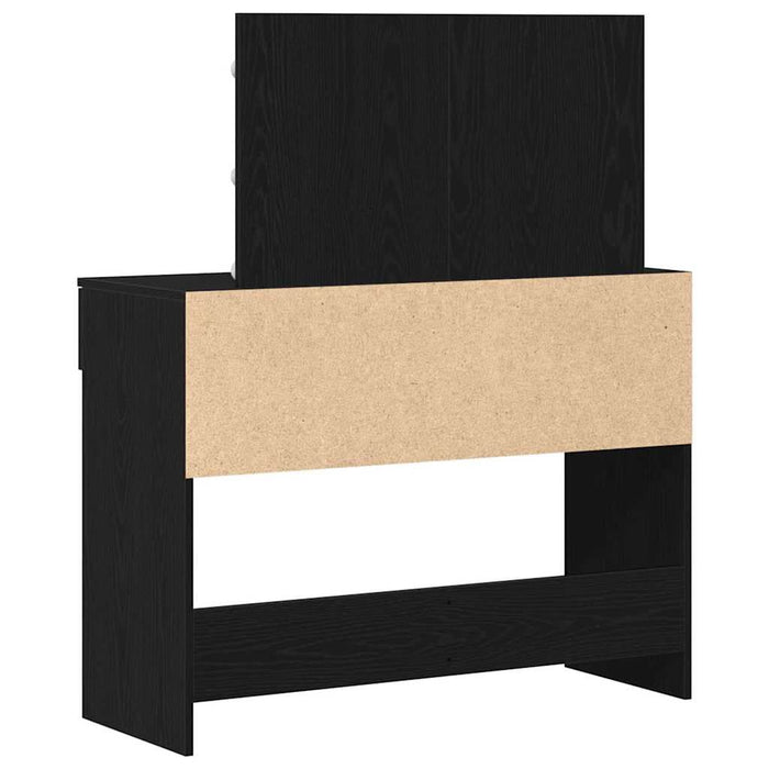 Masă de toaletă Stejar negru 100 x 40 x 120 cm Lemn compozit - WALTI WALTI