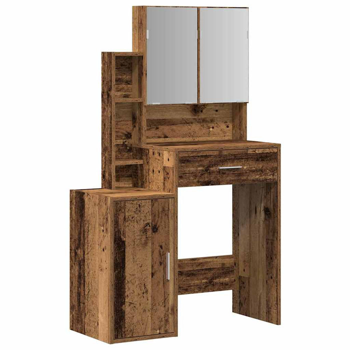Măsuță de toaletă Lemn Vechi 80 x 35 x 132 cm Lemn compozit - WALTI WALTI