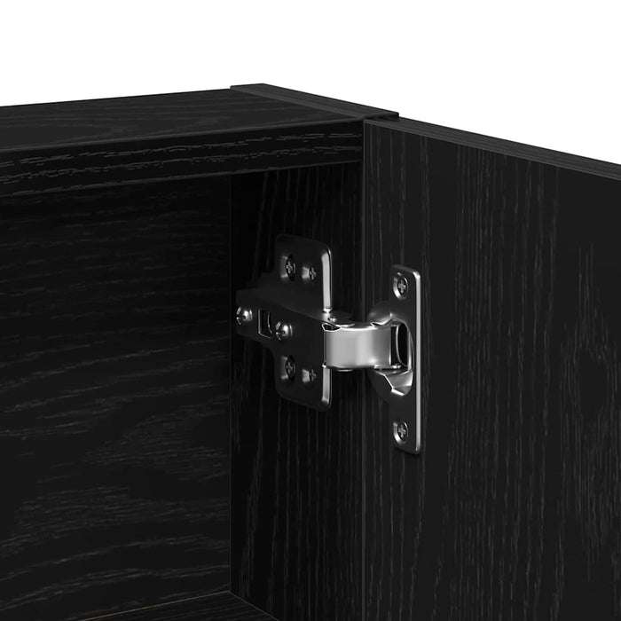 Măsuță de toaletă Stejar negru 80 x 35 x 132 cm Lemn compozit - WALTI WALTI