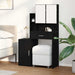 Măsuță de toaletă Stejar negru 80 x 35 x 132 cm Lemn compozit - WALTI WALTI