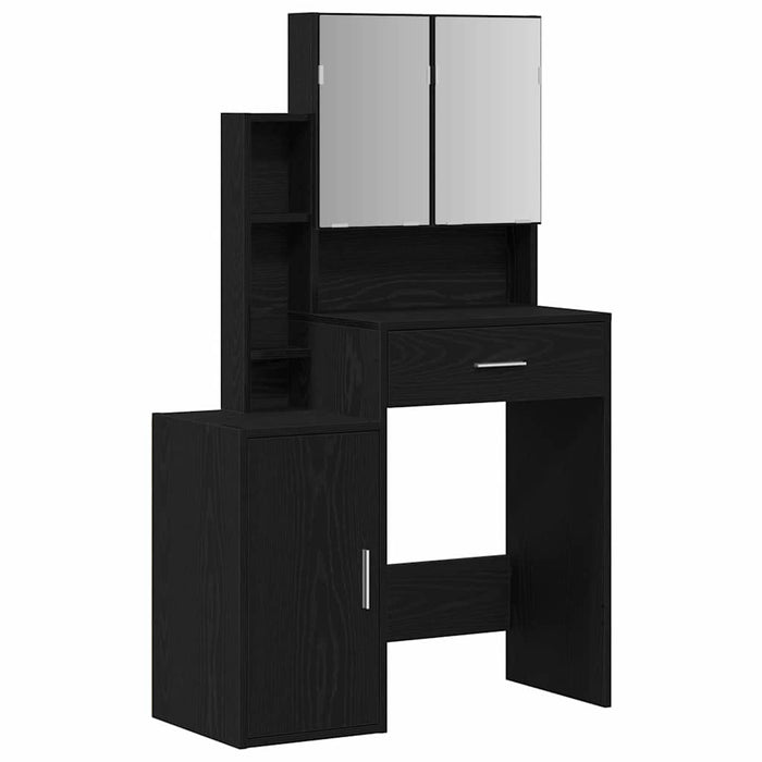 Măsuță de toaletă Stejar negru 80 x 35 x 132 cm Lemn compozit - WALTI WALTI