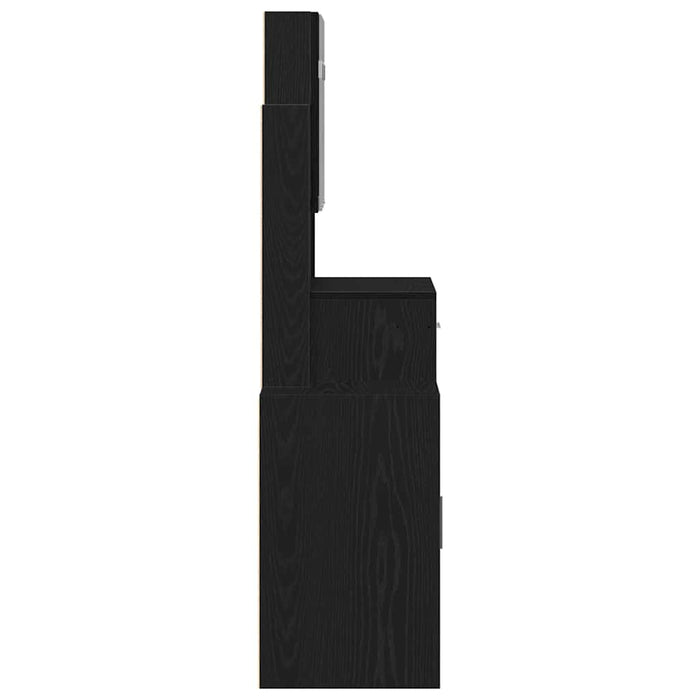 Măsuță de toaletă Stejar negru 80 x 35 x 132 cm Lemn compozit - WALTI WALTI
