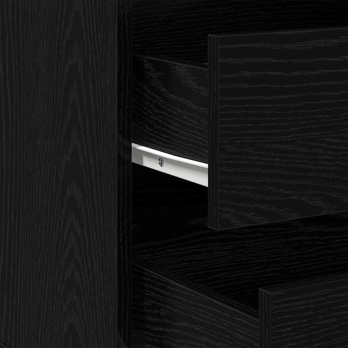 Dulap cu sertare cu sertar Negru 61 x 41 x 58 cm Lemn compozit - WALTI WALTI
