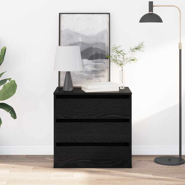 Dulap cu sertare cu sertar Negru 61 x 41 x 58 cm Lemn compozit - WALTI WALTI