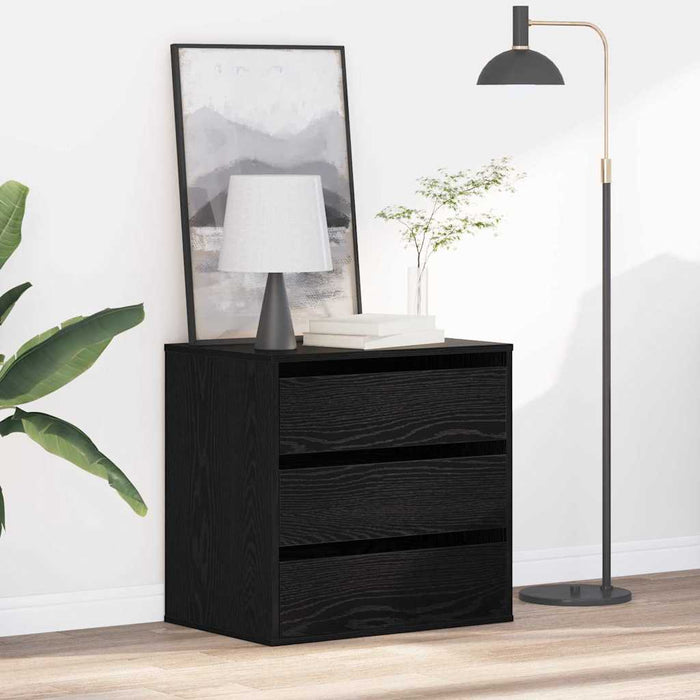 Dulap cu sertare cu sertar Negru 61 x 41 x 58 cm Lemn compozit - WALTI WALTI