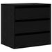 Dulap cu sertare cu sertar Negru 61 x 41 x 58 cm Lemn compozit - WALTI WALTI