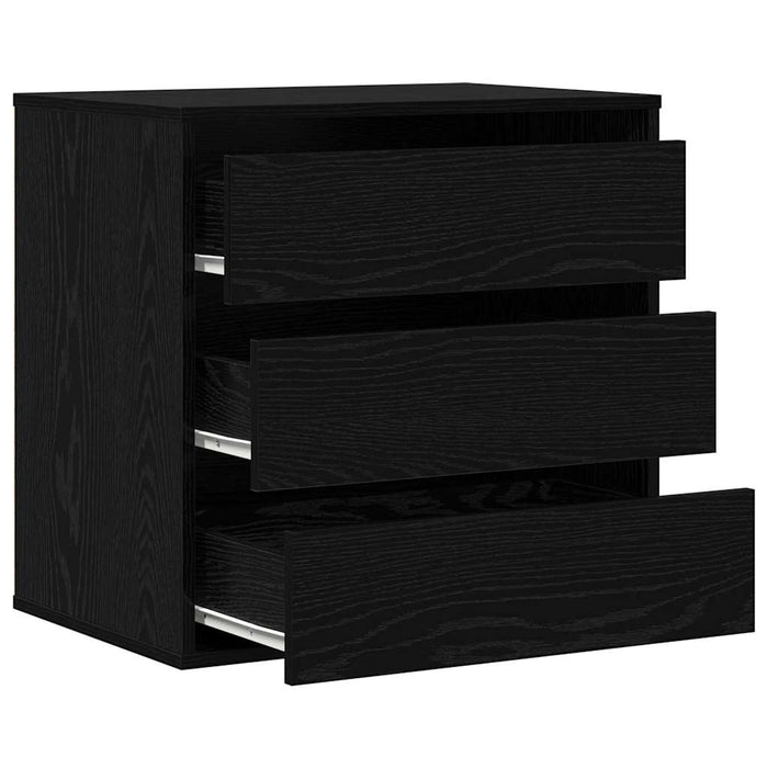 Dulap cu sertare cu sertar Negru 61 x 41 x 58 cm Lemn compozit - WALTI WALTI