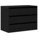 Dulap cu sertare cu sertar Negru 80 x 41 x 58 cm Lemn compozit - WALTI WALTI