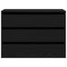 Dulap cu sertare cu sertar Negru 80 x 41 x 58 cm Lemn compozit - WALTI WALTI