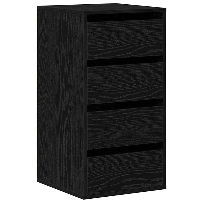 Dulap cu sertare cu sertar Negru 40 x 41 x 76 cm Lemn compozit - WALTI WALTI