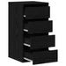 Dulap cu sertare cu sertar Negru 40 x 41 x 76 cm Lemn compozit - WALTI WALTI