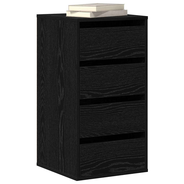 Dulap cu sertare cu sertar Negru 40 x 41 x 76 cm Lemn compozit - WALTI WALTI