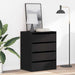 Dulap cu sertare cu sertar Negru 60 x 41 x 76 cm Lemn compozit - WALTI WALTI