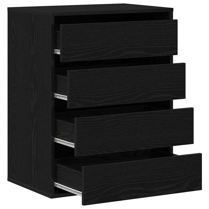 Dulap cu sertare cu sertar Negru 60 x 41 x 76 cm Lemn compozit - WALTI WALTI