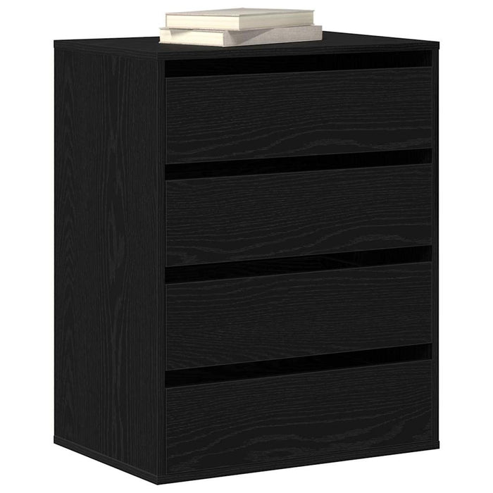 Dulap cu sertare cu sertar Negru 60 x 41 x 76 cm Lemn compozit - WALTI WALTI