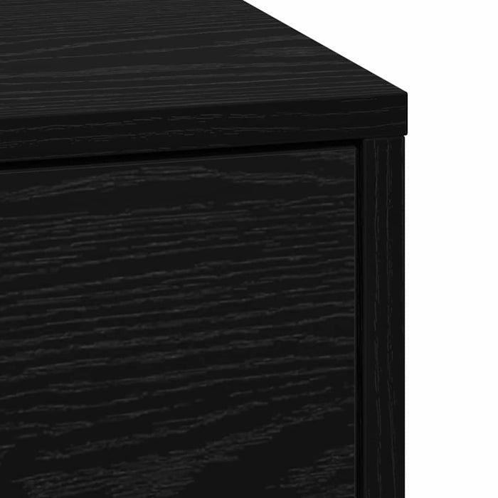 Dulap de noapte Stejar Negru 38 x 34 x 61 cm Lemn compozit - WALTI WALTI